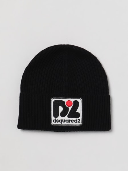 Dsquared2: Cappello Dsquared2 Junior in lana e cotone a costine