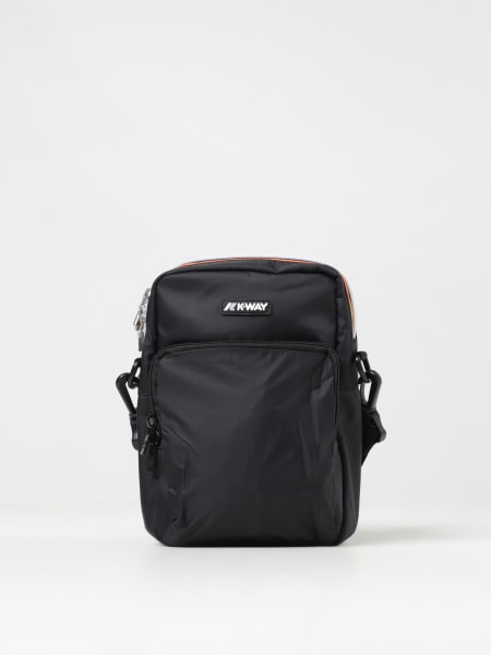 Borsa Erloy K-Way in nylon ripstop impermeabile con patch