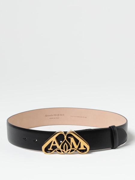 McQueen leather belt