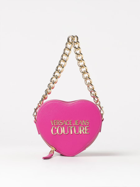 Versace Jeans Couture bag in saffiano synthetic leather with metallic logo