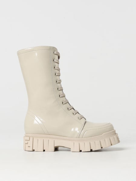 Fendi boys patent leather boots