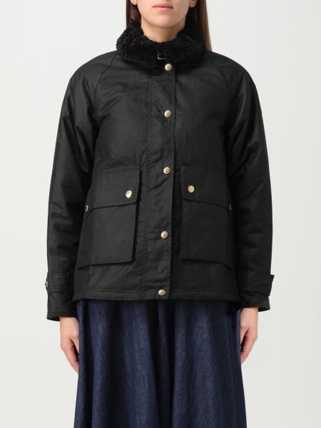 Giacca International Barbour in cotone cerato>