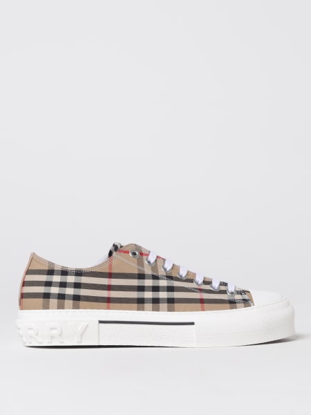 Burberry Jack sneakers in canvas check and rubber