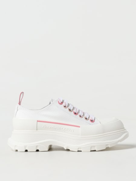 Sneakers Tread Slick Alexander McQueen in canvas e gomma