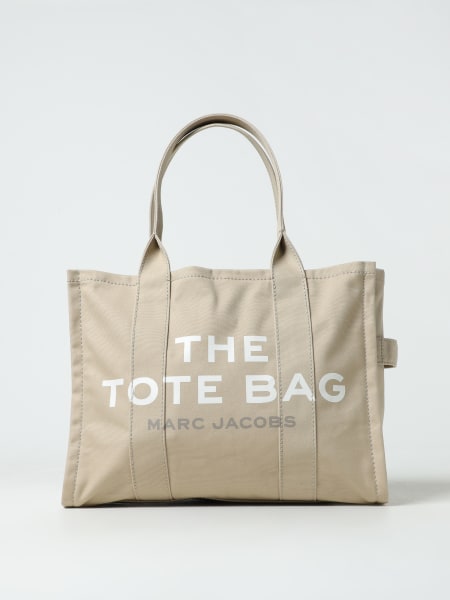 Marc Jacobs donna: Borsa The Large Tote Bag Marc Jacobs in canvas con logo jacquard