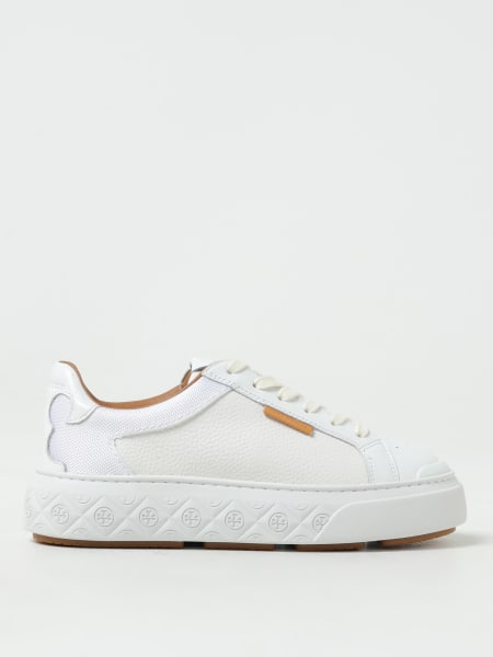 Sneakers Ladybug Tory Burch in pelle a grana