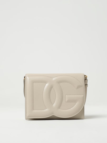 Dolce & Gabbana donna: Borsa Dolce & Gabbana in pelle con logo embossed