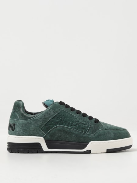 Moschino: Sneakers Kevin 40 Moschino Couture in pelle a grana naturale