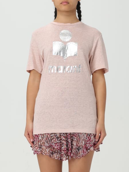 Tシャツ・カットソー ISABEL MARANT ETOILE Woman T-Shirt Pink TS0041FAA1N41I 02FP Isabel Marant Etoile T-shirt for Women SS25 | GIGLIO.COM