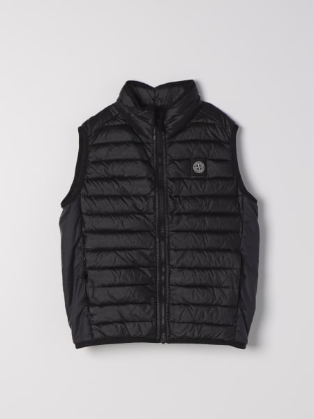 Piumino a gilet Stone Island Junior