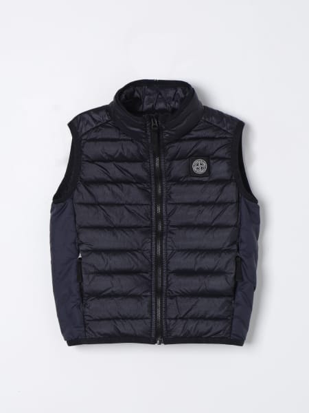 Piumino a gilet Stone Island Junior
