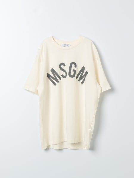 Kids designer clothes: T-shirt boys MSGM Kids