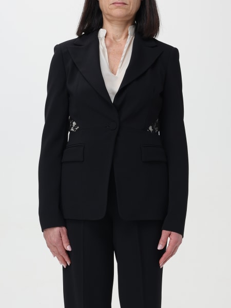 アウターその他 LIU JO Woman Blazer Black CF4323T2634 U9780 LIU JO slim-cut Blazer | Black | FARFETCH