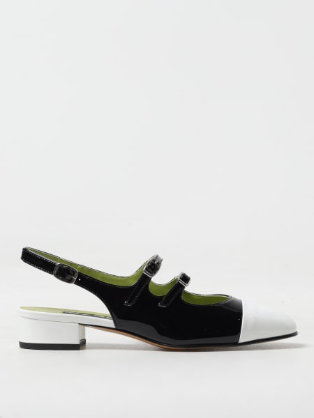 Scarpe donna online: Mary Jane slingback Abricot Carel Paris in vernice