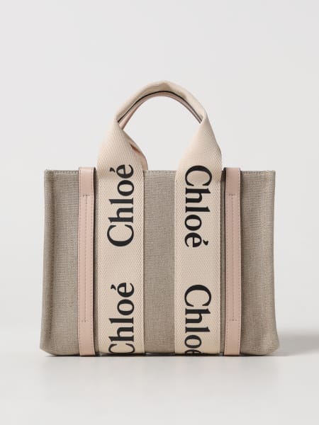Chloé: Borsa Chloé in canvas e pelle