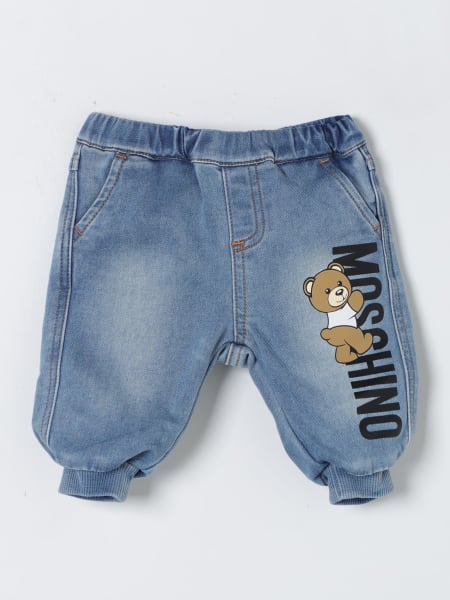 Pants MOSCHINO BABY Kids color Brown