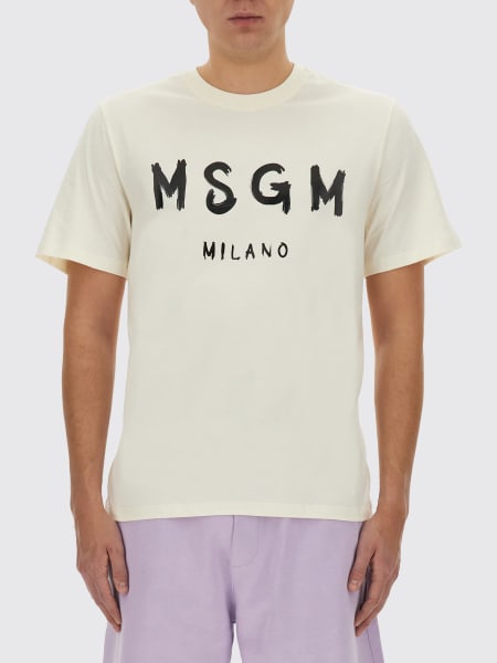 T-shirt con logo MSGM