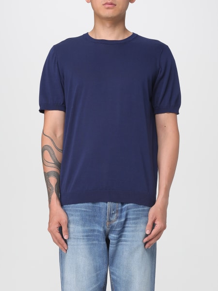 Tシャツ・カットソー Drumohr SS25 SHORT SLEEVES ROUND NECK T-SHIRT (D0GN100 770) Drumohr Short Sleeves Turtle Neck T-shirt Clothing In Black