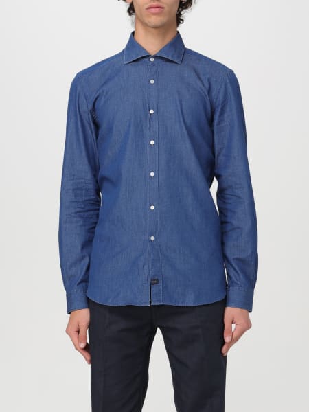 Fay: Camicia Fay in cotone con logo