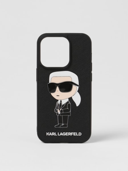 Cover Karl Lagerfeld in pvc saffiano con logo