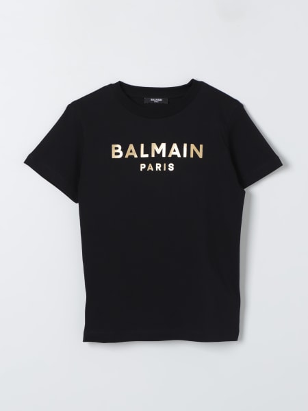 Balmain: T-shirt fille Balmain Kids
