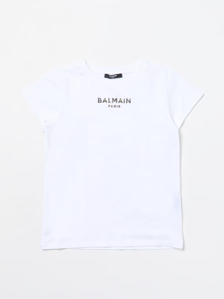 Balmain: T-shirt girls Balmain Kids