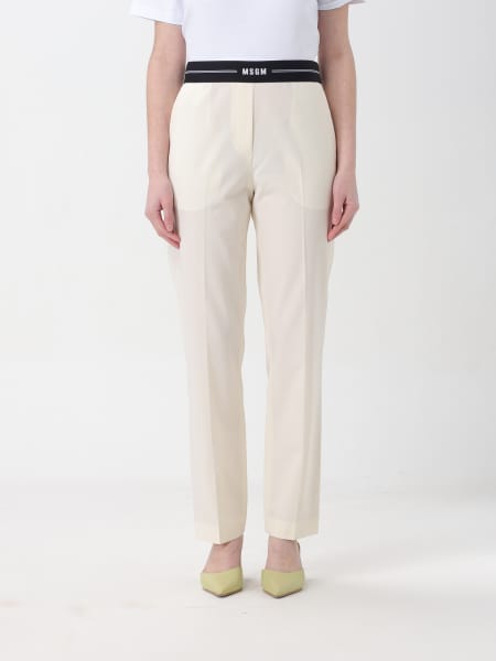 Msgm trousers in stretch wool