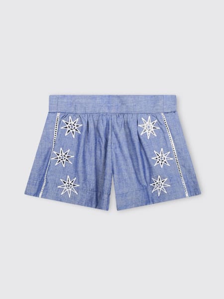 Pantaloncino di cotone con ricami Chloé