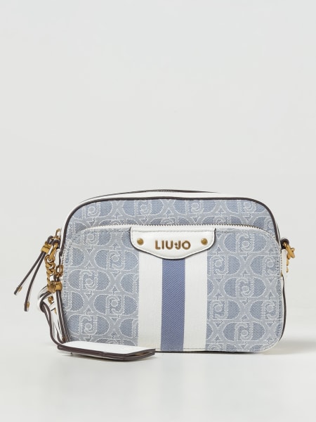 Liu Jo donna: Borsa Liu Jo in canvas con logo jacquard