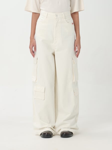 Amish donna: Jeans cargo Amish in denim