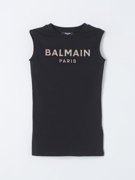 Balmain: Kleid Mädchen Balmain Kids