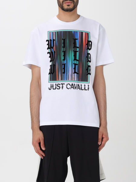 Just Cavalli uomo: T-shirt Just Cavalli in jersey con stampa