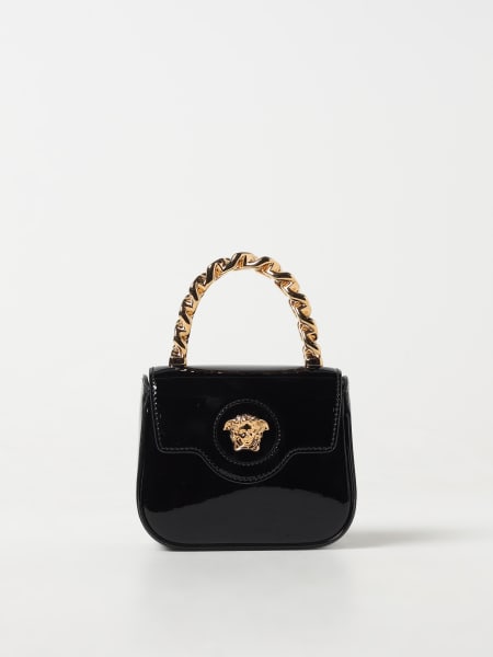 Borsa La Medusa Versace mini in vernice