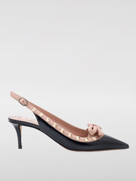 Slingback Rockstud Valentino Garavani in vernice