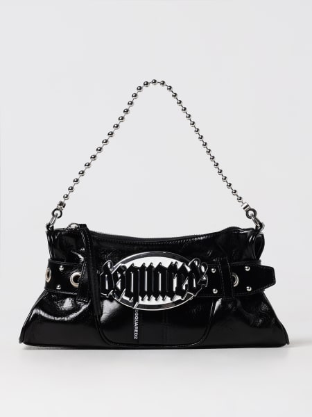 Borsa Gothic Belt Dsquared2 in pelle verniciata