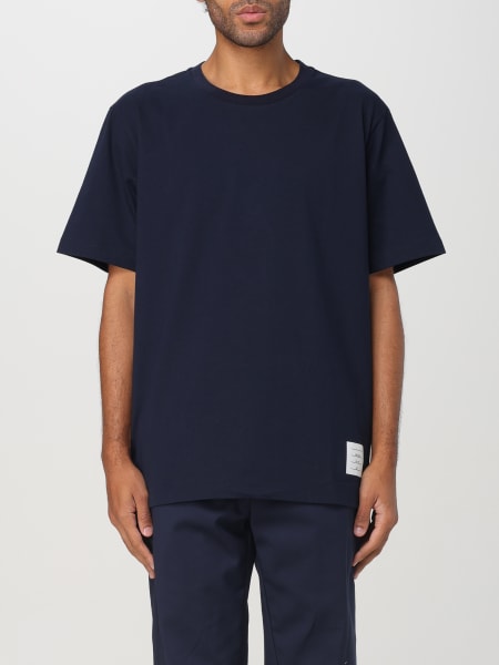 Tシャツ・カットソー THOM BROWNE Midnight blue wool shirt (MJO055A06146 420) 19422064_43280576_1000.jpg
