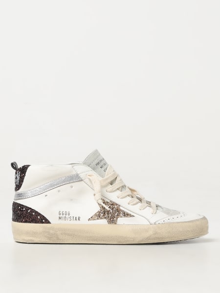 Golden Goose mid star: Sneakers woman Golden Goose