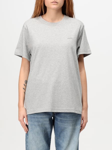 A.P.C.: T-shirt basic A.P.C. in cotone organico