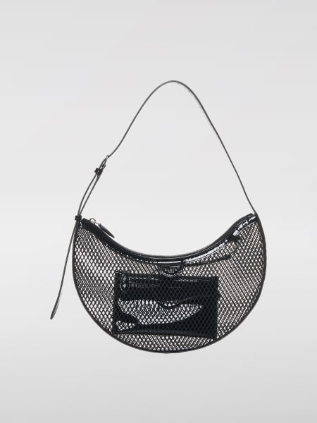 Borsa One Piece Demi-Lune AlaÏa in mesh a rete