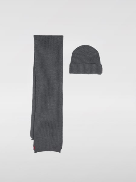 Set cappello + sciarpa Dsquared2 in lana a coste