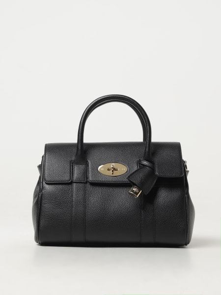 Borsa Bayswater Mulberry in pelle a grana