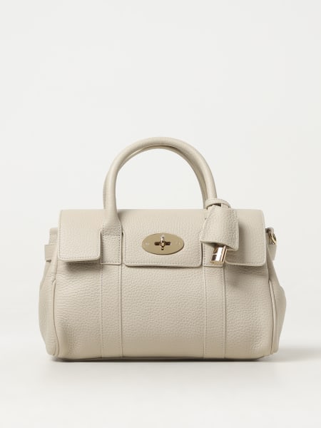 Borsa Bayswater Mulberry in pelle a grana