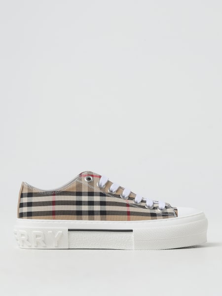 Sneakers Jack Burberry in canvas con Vintage Check jacquard