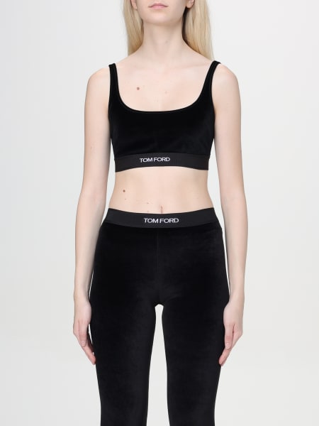 Top crop di ciniglia Tom Ford