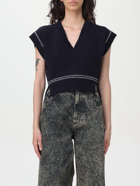 Marni wool vest with logo