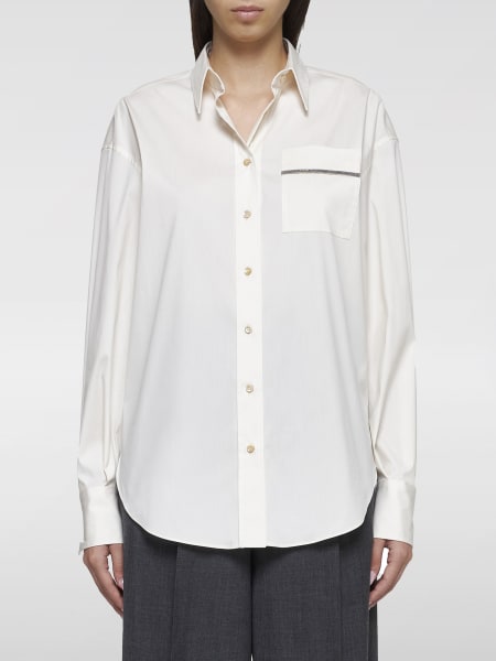 Brunello Cucinelli femme: Chemise femme Brunello Cucinelli