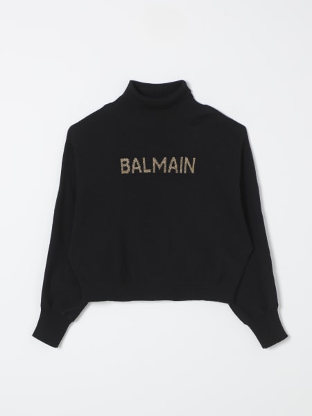 Maglia a dolcevita Balmain con logo