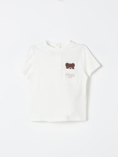 T-shirt Teddy FF Fendi in cotone