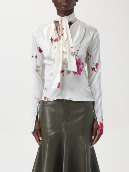 Blumarine: Blumarine silk blouse with sash