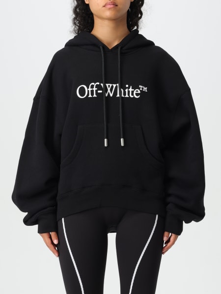 Felpa oversize Off-white con cappuccio